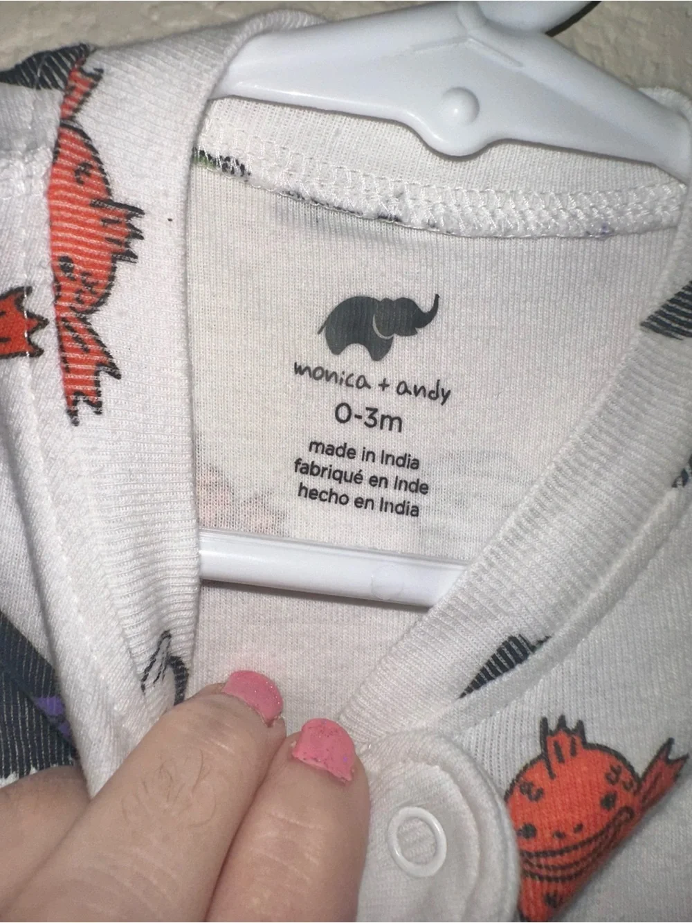 Monica + Andy Halloween Baby Romper